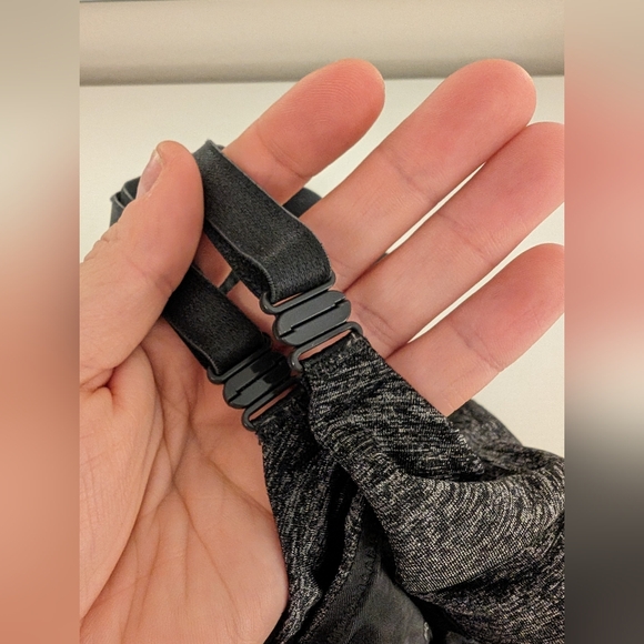 Marled Grey & Black Unlined Semi Demi Victoria's Secret Bra - 32DD - Picture 3 of 4